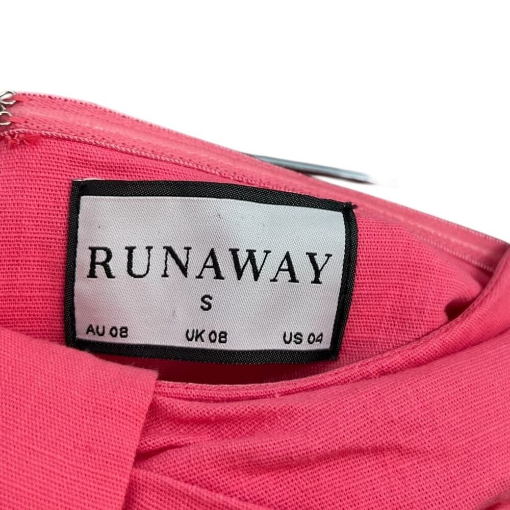 Runaway the Label The Ximena Dress Off the Shoulder Coral Pink Size Small / US 4 - Picture 10 of 12